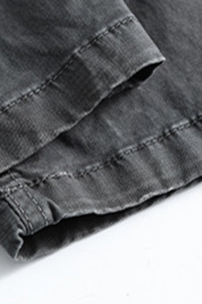 Men's Spring Multi-Pocket Wide-Leg Cotton Cargo Pants