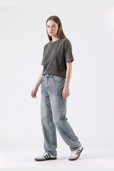 Women's Classic 5-Pocket High Waist Straight Leg Jeans