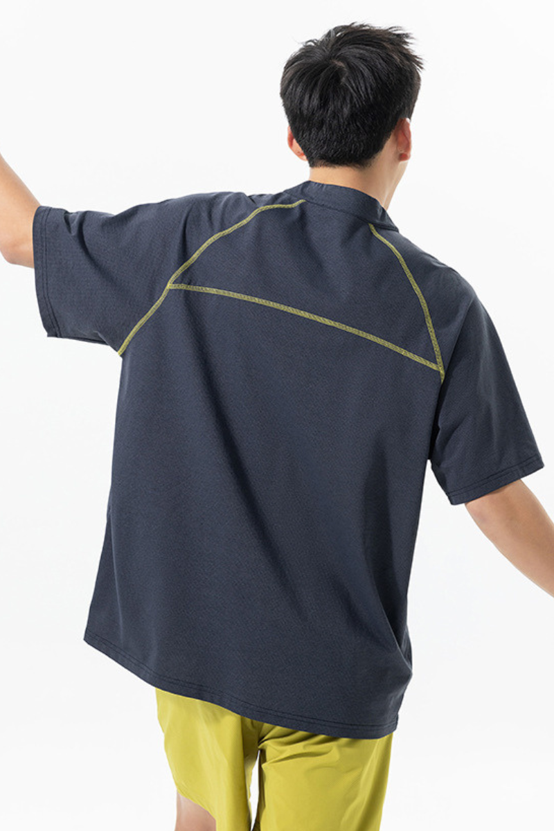 Men's Summer Street Outdoor UPF Antibacterial Quick Dry Tee
