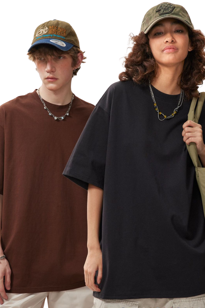 Men's Summer Cotton Loose American Youth Street Tee