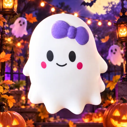 Unisex Fall Halloween Cute Ghost Gift Box Squishy Toy