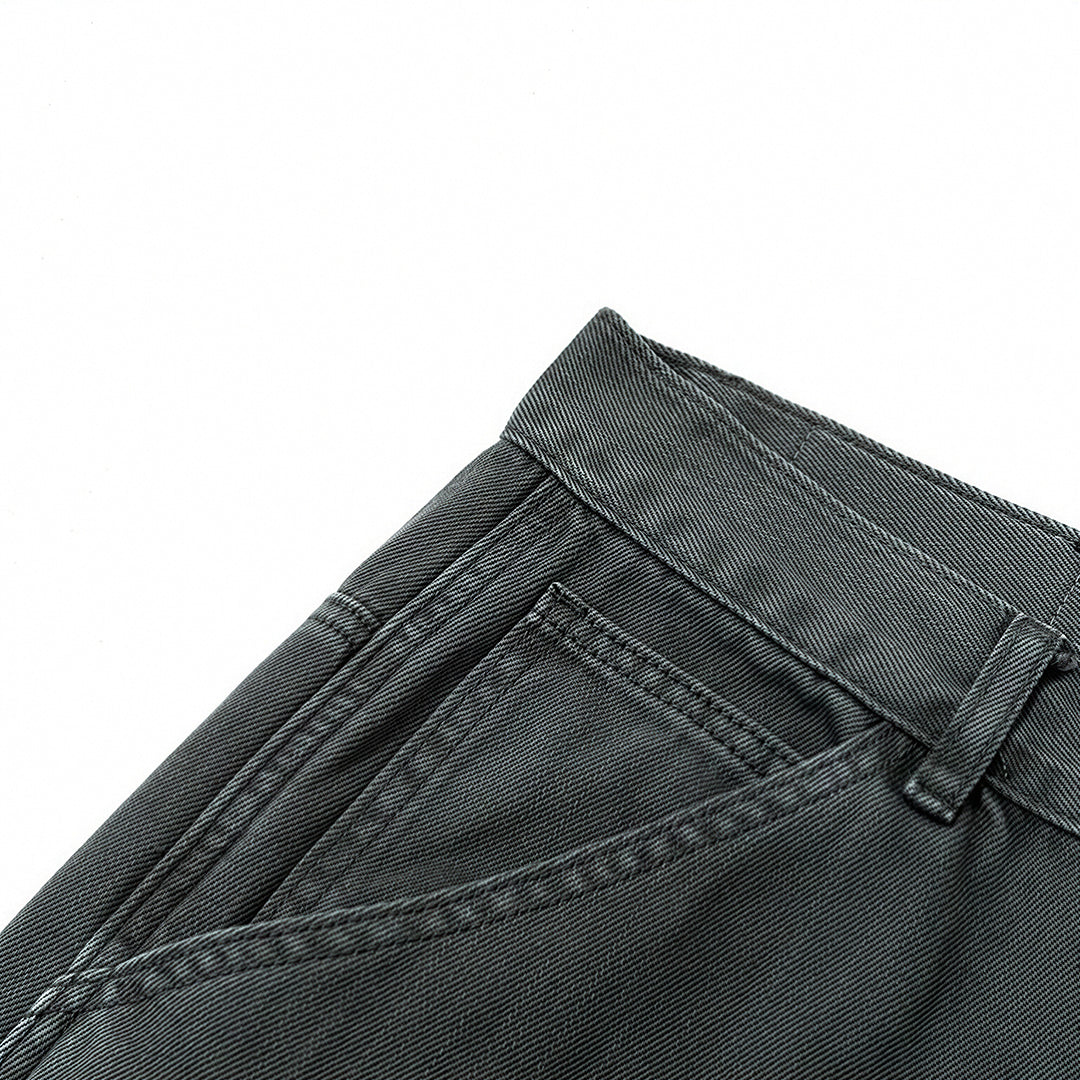 Men's Spring Multi-Pocket Cargo Wide-Leg Pants