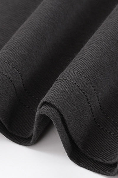 Men's Summer Casual Cotton Drop-Shoulder Loose-Fit T-Shirt