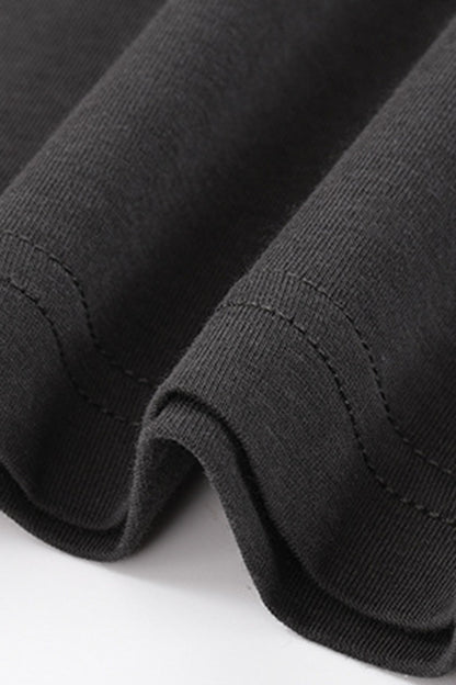 Men's Summer Casual Cotton Drop-Shoulder Loose-Fit T-Shirt