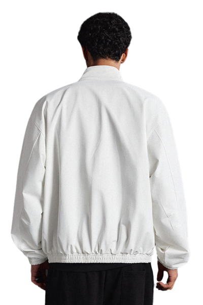 Men's Spring Summer Retro 290g Harrington Double Zip Jacket