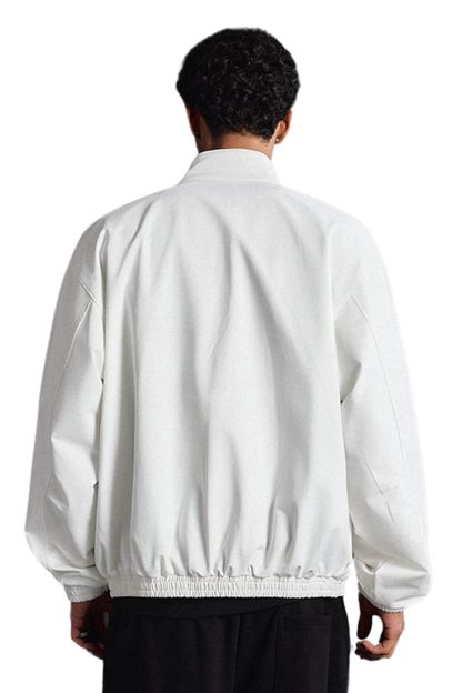 Men's Spring Summer Retro 290g Harrington Double Zip Jacket