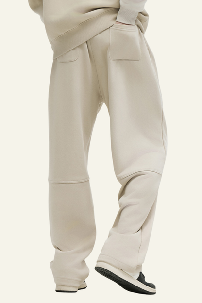 Men's Streetwear Slouchy Drawstring Wide-leg Pants