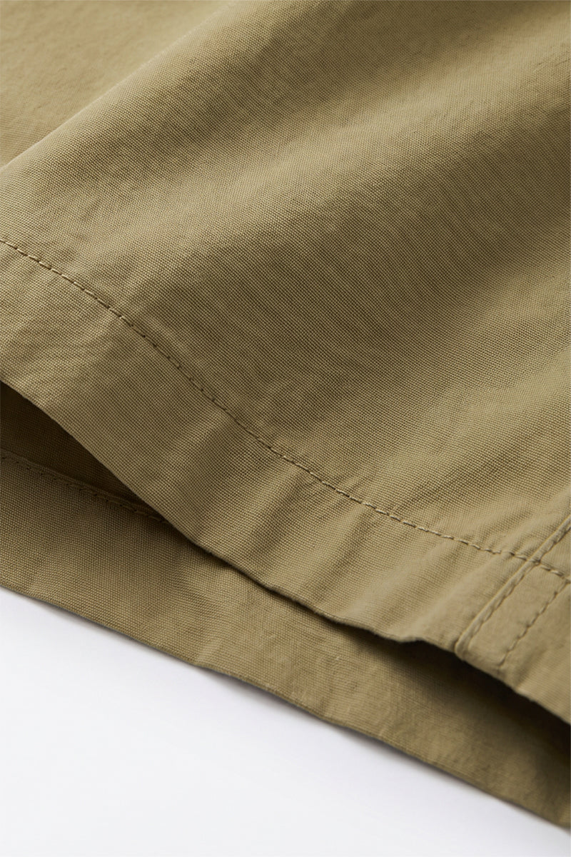 Men's Summer Multi-Pocket Drawstring Cargo Bermuda Shorts