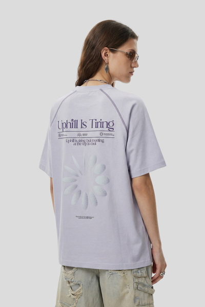Women's Colorblock Sun Embroidery Crewneck Tee