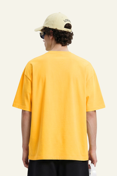 Men's Streetwear Relaxed Solid Color T-shirt
