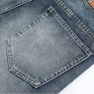 Men's Spring Dove Embroidered Baggy Wide Leg Denim Jeans