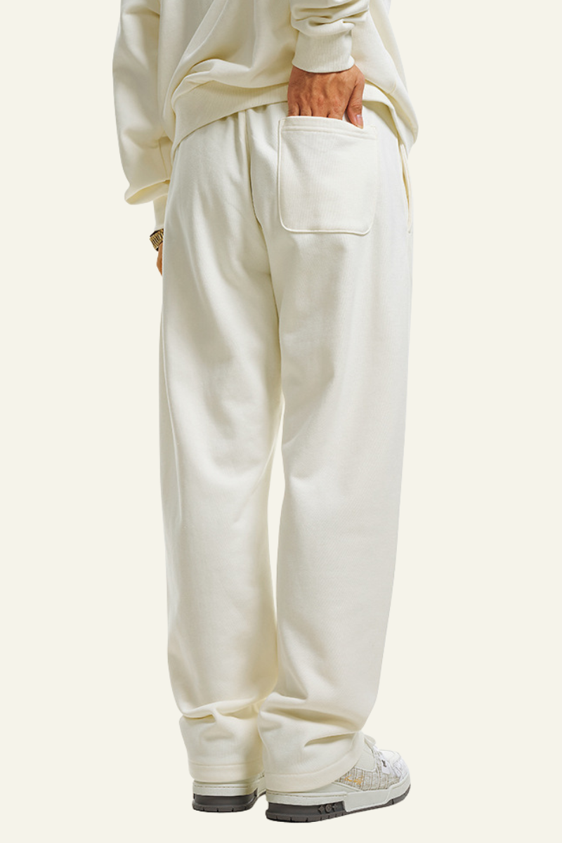 Men's Relaxed Athletic Wear Straight-Leg Pants.