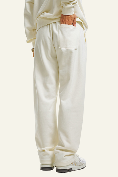 Men's Relaxed Athletic Wear Straight-Leg Pants.