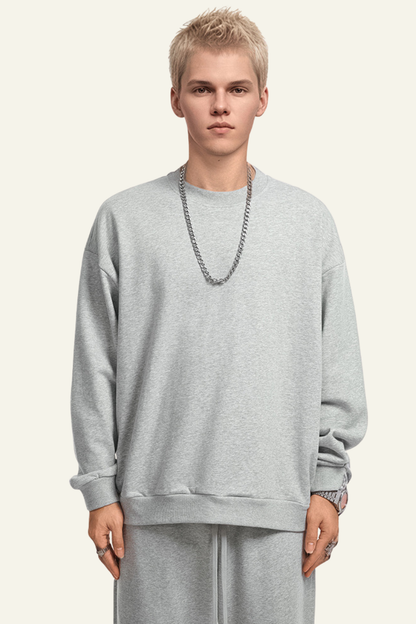 Men's Solid-Colored Pullover