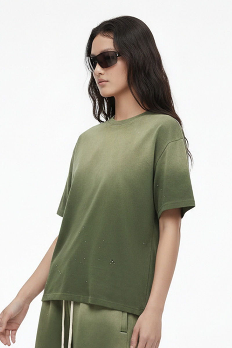 Unisex Loose Splatter Tee - Wash Vintage Air Mamba