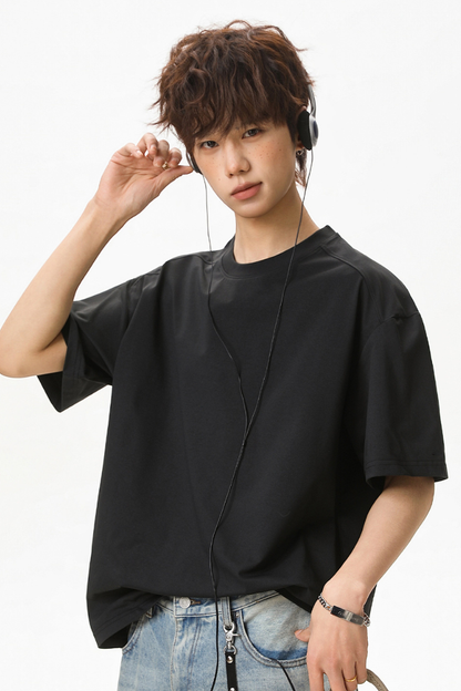 Men's Summer Cooling Lightweight Boxy Set-in Tee