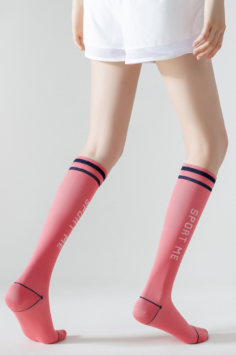 Women Fall Breathable Compression Knee High Sports Socks