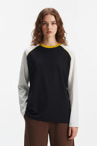 Men's Spring Sorona Colorblock Raglan Long Sleeve Tee