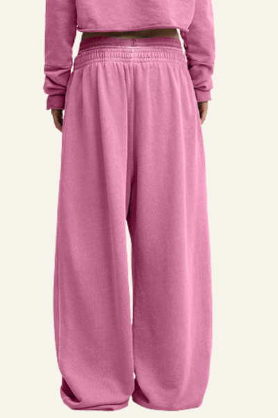 Women's  Vintage-Washed Cotton Straight-Leg Pants.