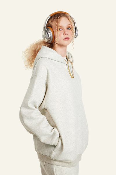 Women's Streetwear Fleece-Lined Hoodie