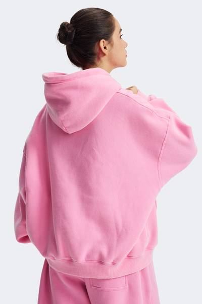 Women's Streetwear Vintage Washed Front Pocket Hooded