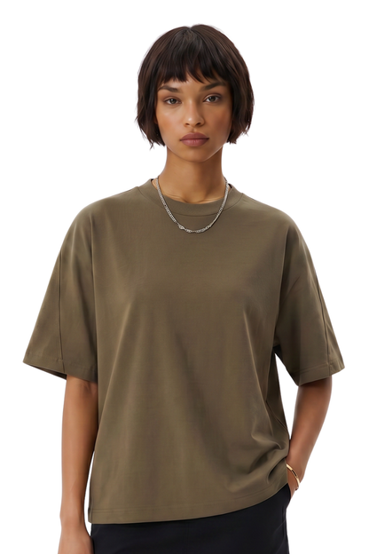 Women's Antibacterial Mite-Repellent Boxy Batwing 3/4 Tee