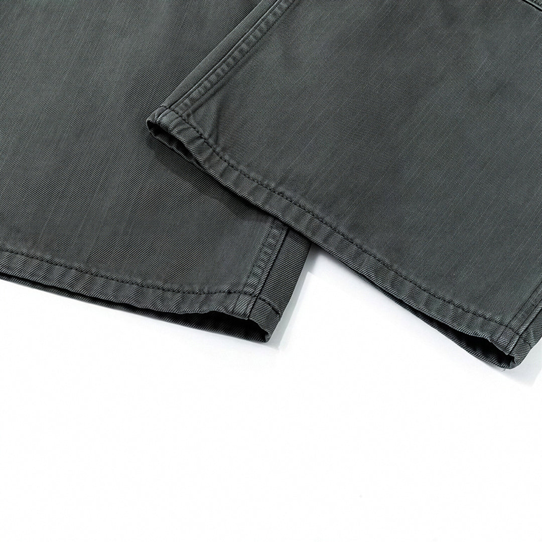 Men's Spring Multi-Pocket Cargo Wide-Leg Pants