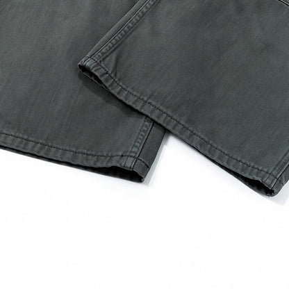 Men's Spring Multi-Pocket Cargo Wide-Leg Pants