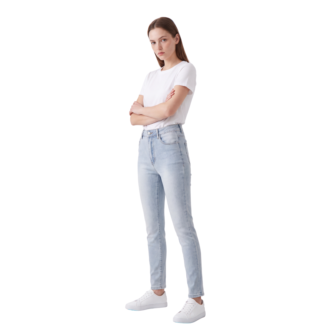Women's Vintage High Waist Skinny Jeans