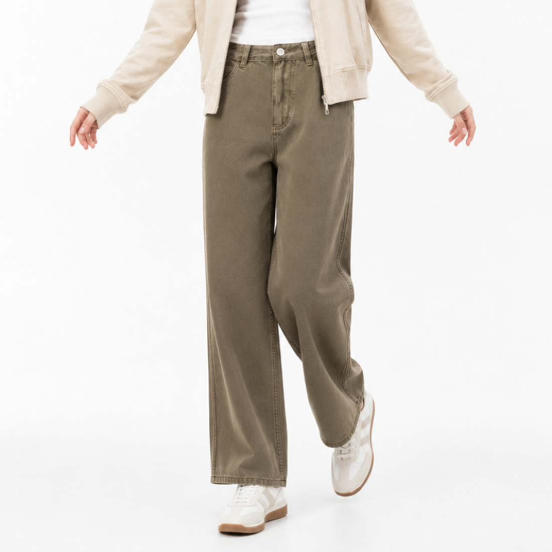 Women's & Unisex High Waist Wide Leg Jeans