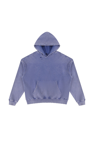 Women Fall Clothing Snow Washed Cropped Heavyweight Hoodie