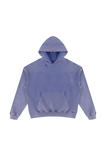 Women Fall Clothing Snow Washed Cropped Heavyweight Hoodie