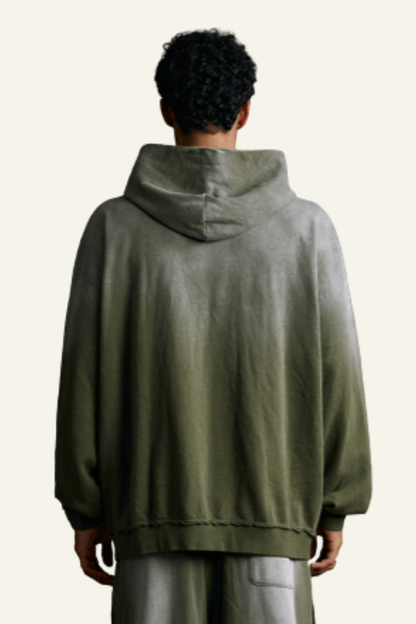 Men's Cotton Gradient Color Hoodie