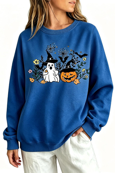 Women Fall Clothing Halloween Witch Ghost Sweatshirt