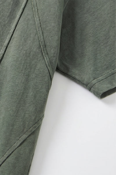 Men's Summer Deconstructed Loose-Seam Streetwear T-Shirt