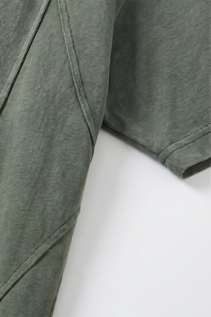 Men's Summer Deconstructed Loose-Seam Streetwear T-Shirt