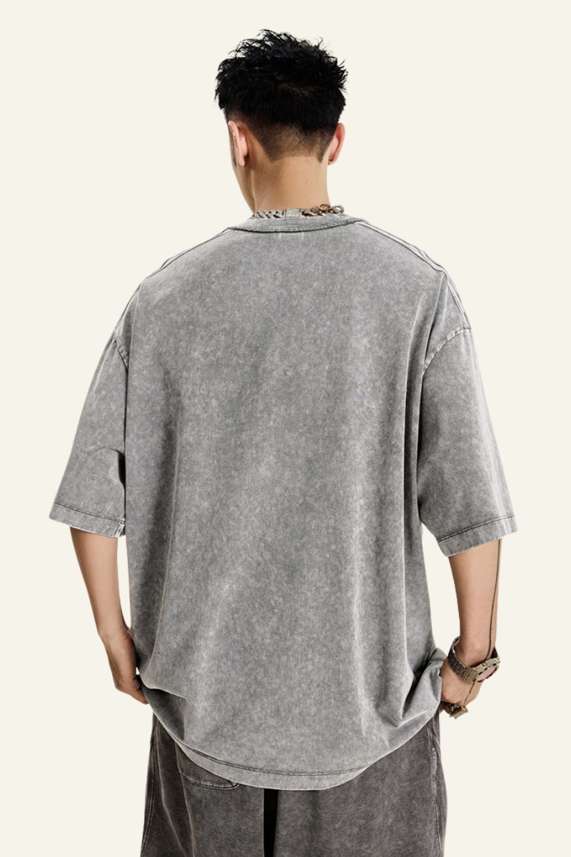 Men's Cotton Heavyweight Washed T-shirt