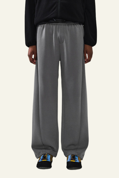 Men's Streetwear Drawstring Straight-Leg Pants