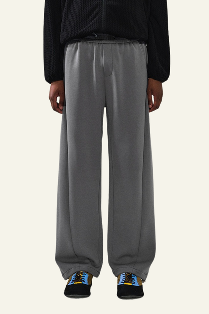 Men's Streetwear Drawstring Straight-Leg Pants