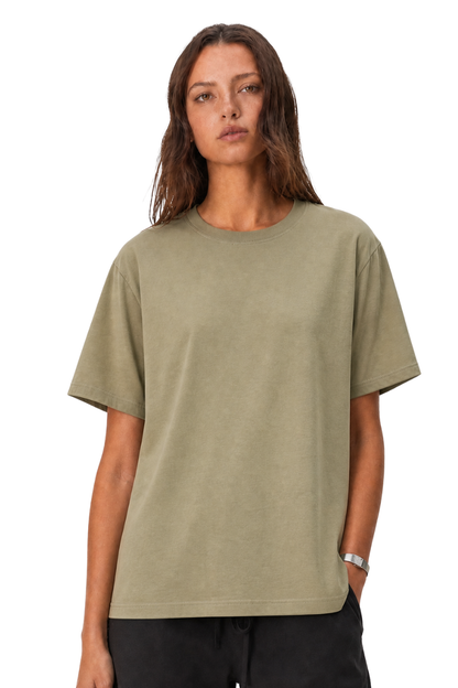 Women’s Summer 7A AntiMite Cooling 3Stitch Cotton Solid Tee