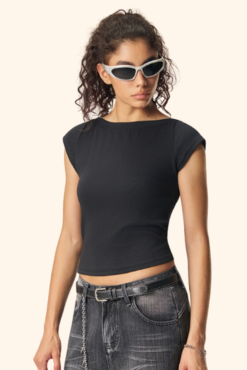 Women's SS 220g Washed Gradient Set-in Crew neck Tee