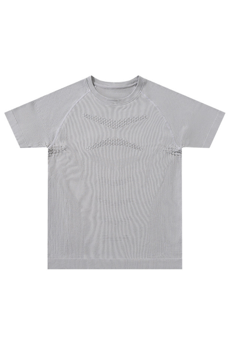 Men's 3D Seamless Compression Gym Short Sleeve Tee