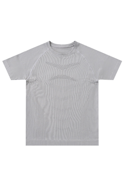 Men's 3D Seamless Compression Gym Short Sleeve Tee