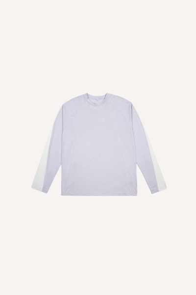 Men’s LYCRA Wicking Cooling Raglan Colorblock LS Tee