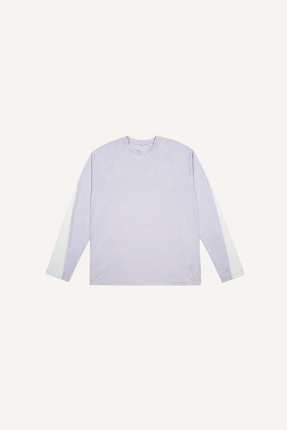 Men’s LYCRA Wicking Cooling Raglan Colorblock LS Tee