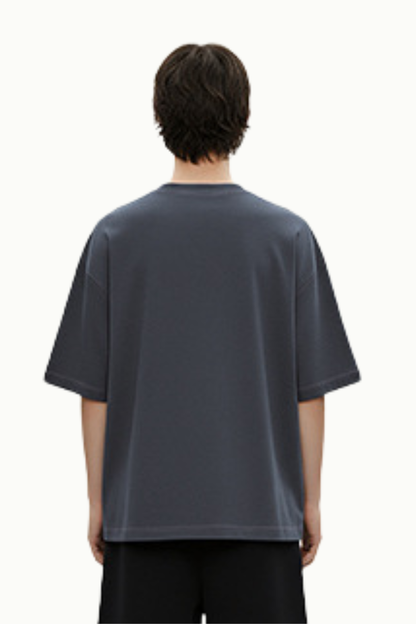 Men's Summer 280g Cotton Washed Oversized Boxy Tee