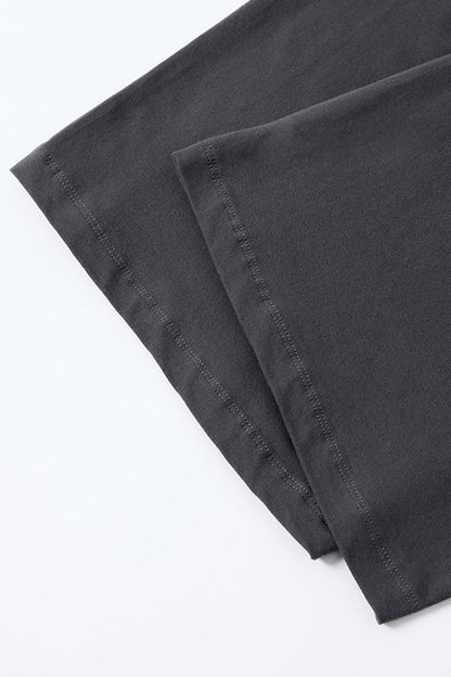 Men's Streetwear Relaxed High-Elastic Straight-Leg Pants