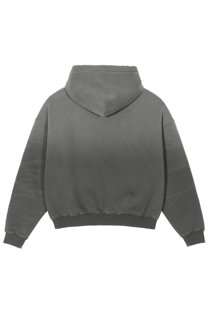 Men's Vintage Gradient Destroyed-Detail Hoodie