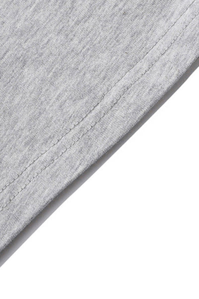 Men's Fall Combed Cotton Solid Crewneck Long-Sleeve T-Shirt