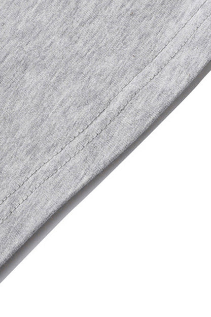 Men's Fall Combed Cotton Solid Crewneck Long-Sleeve T-Shirt